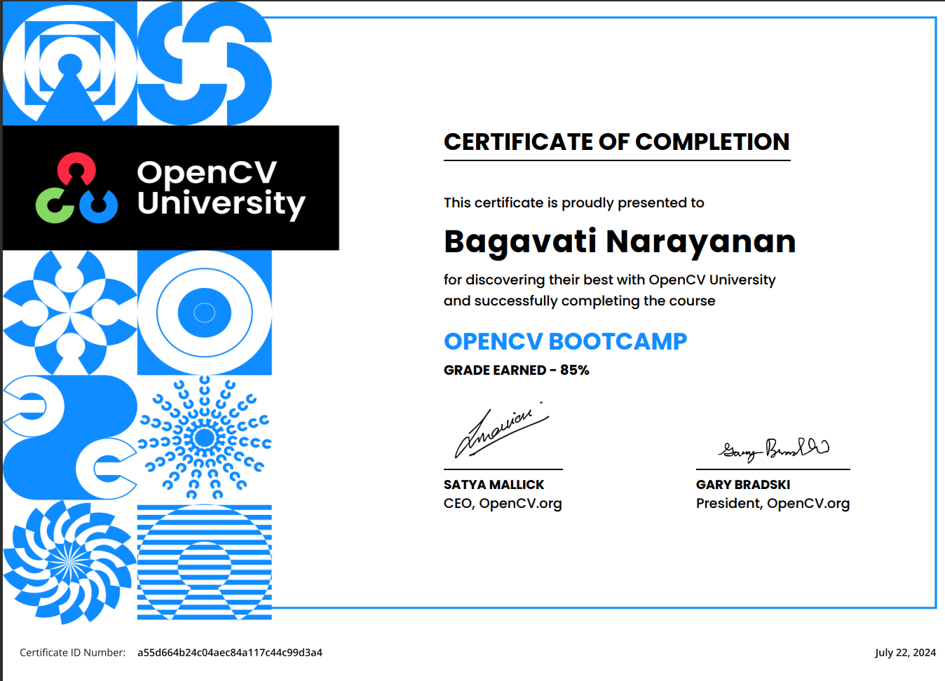 OpenCV Bootcamp
